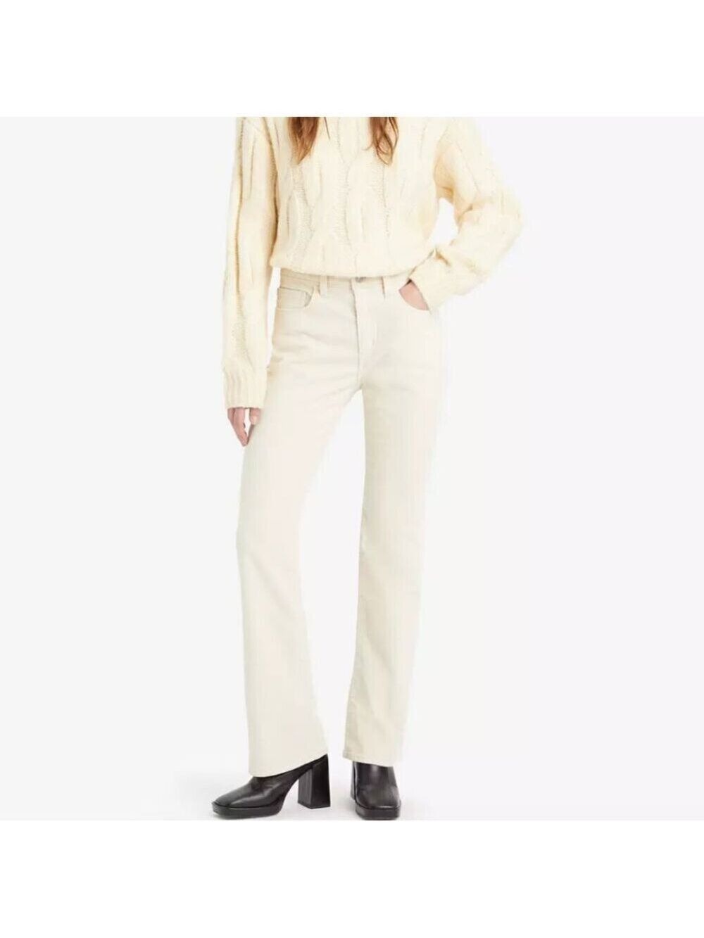 NWT Levi's 725 High Rise Bootcut Corduroy Pants 30
